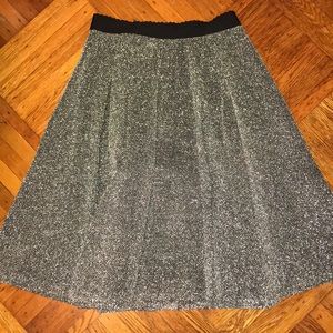 Flared Midi Skirt